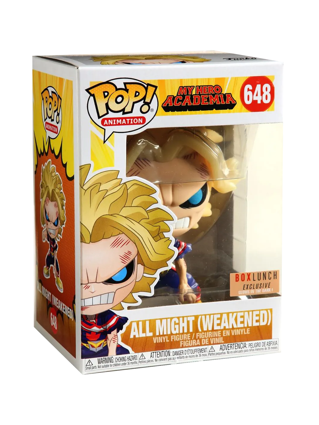 Funko Pop! All Might (Weakened) (GITD)