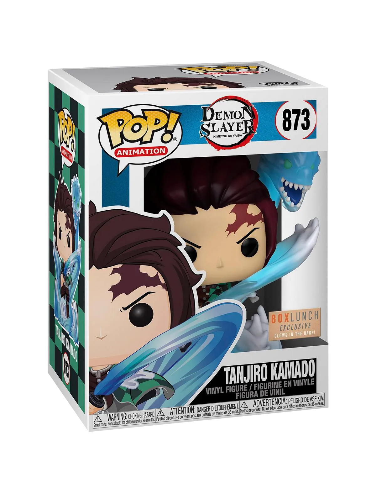 Funko Pop! Demon Slayer Tanjiro Kamado (Water Breathing) (GITD)