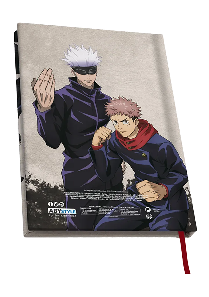 Jujutsu Kaisen – A5 Notebook Tokyo vs Kyoto Back