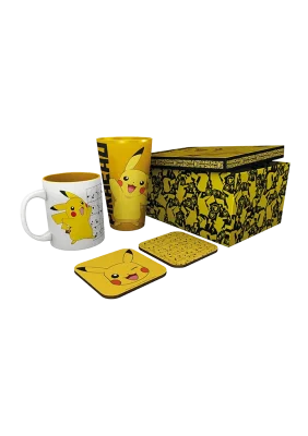Pokemon – XXL Glass – Mug – 2 Costers Pikachu